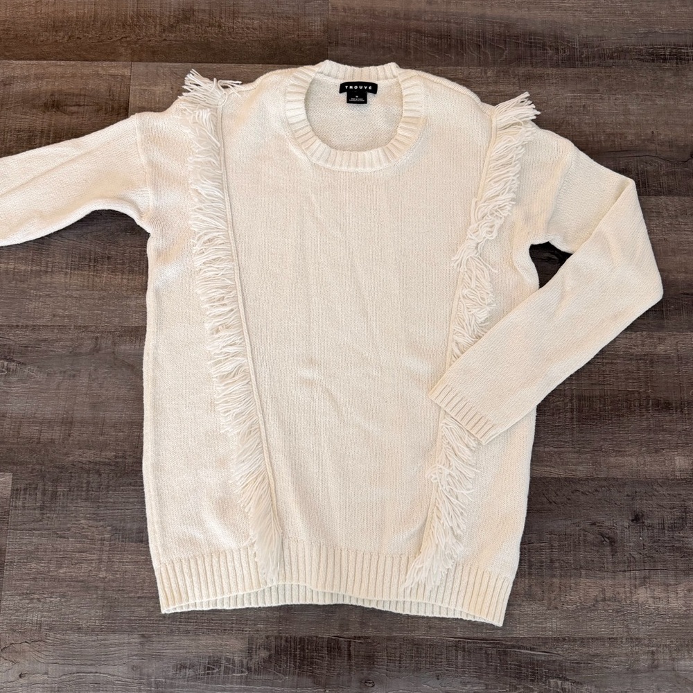 Trouvé Fringe Sweater
